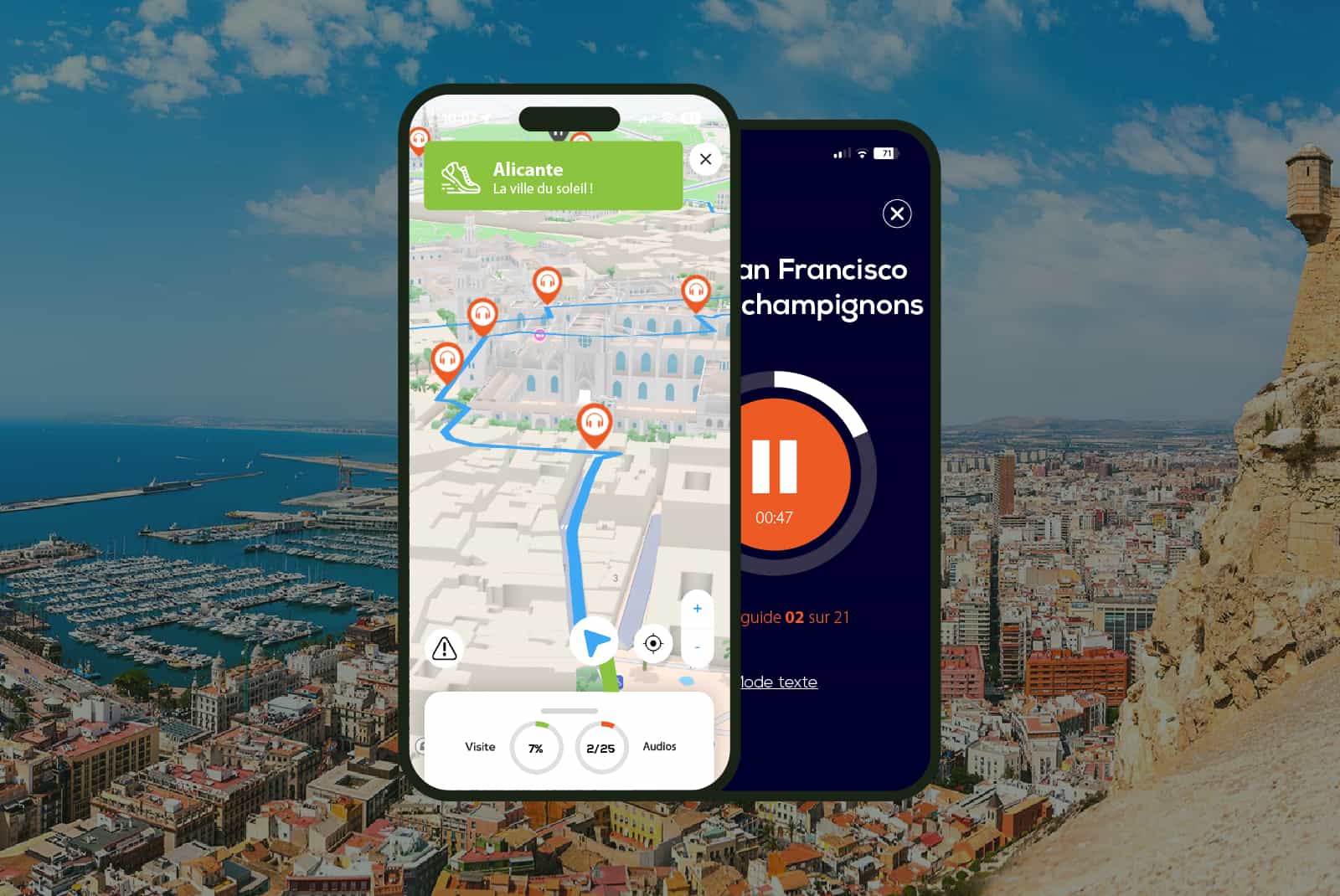 Alicante 2.5-Hour Audio Guided Walking Tour and 17 Audio Commentaries