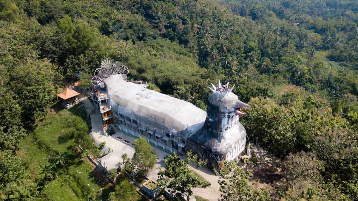 Borobudur Temple ,Chicken Church & Merapi Volcano Lava  Tour 