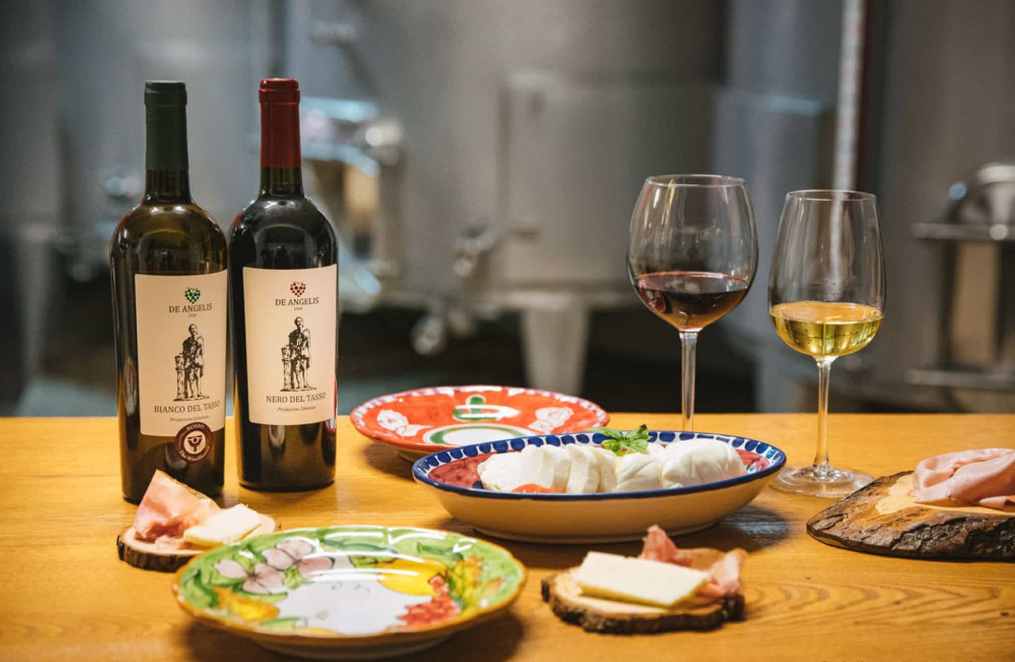 Luxury Winery Tour with Wine and Food Tasting in Sorrento