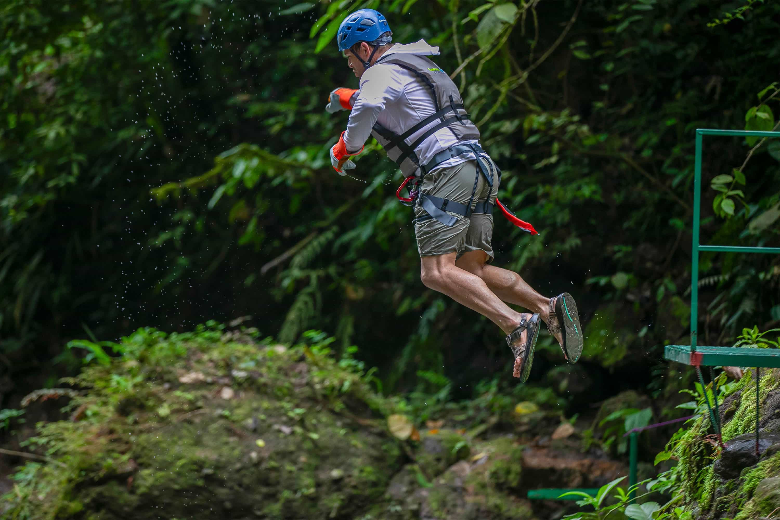 Rainforest Falls Adventure Rappelling and Jumps