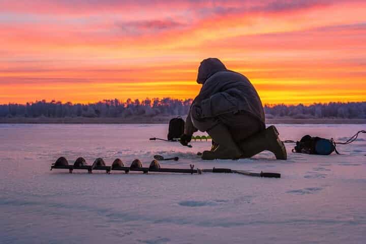 Snowshoeing and Ice Fishing Trip