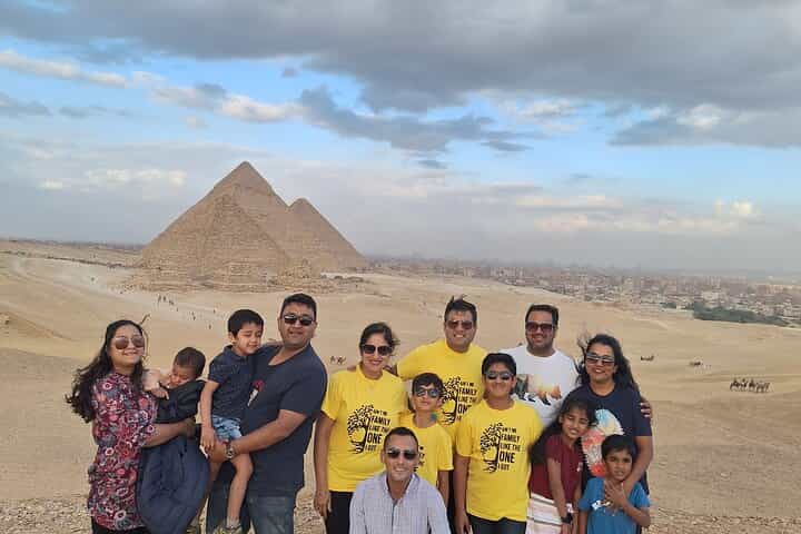 Private Giza Pyramids Sphinx Memphis Saqqara Lunch and Camel