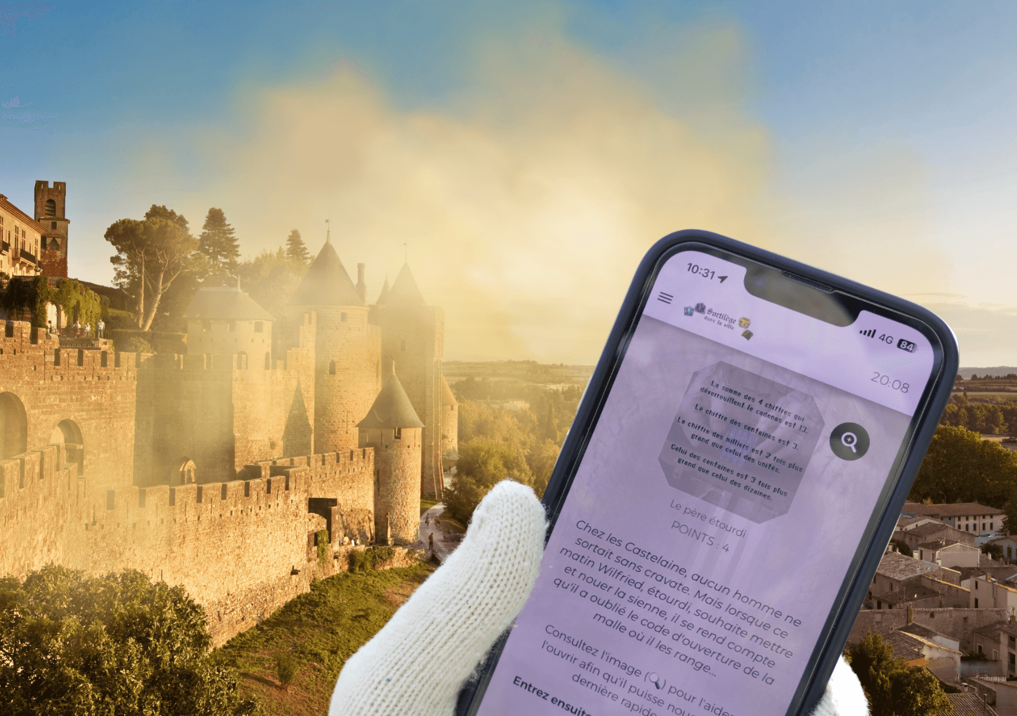 Carcassonne: Magic Themed Escape Game in City Team