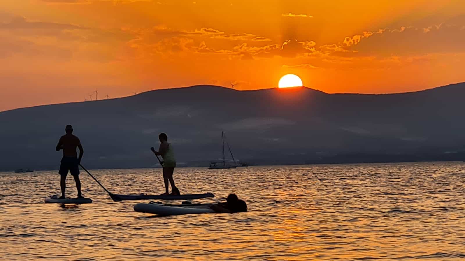 Split Sunset Stand Up Paddle Tour 