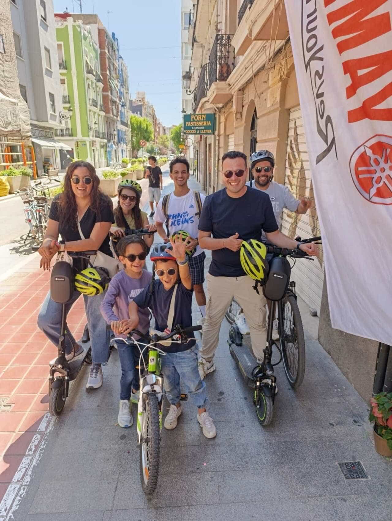 City bike rental for kids.