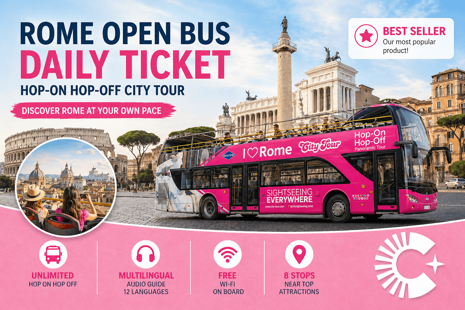 Daily Ticket - Hop-On Hop-Off