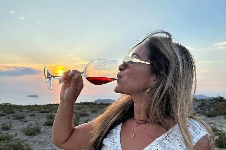 Sunset Santorini Wine Best views 2 Wineries and Tapas