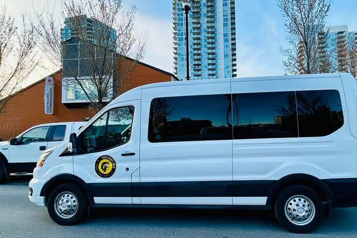 Calgary or Calgary Airport to Canmore Shared Shuttle
