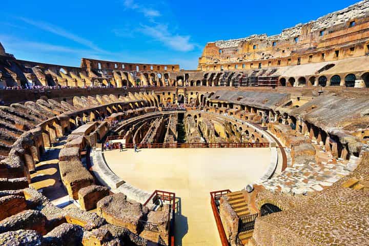 Colosseum Arena Floor, Roman Forum and Palatine Hill Audio Guided Tour 