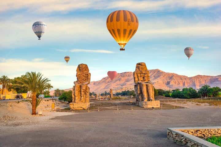 Luxor Hot-air Balloon, Kings Valley, Hatshepsut, Memnon, (Al) 