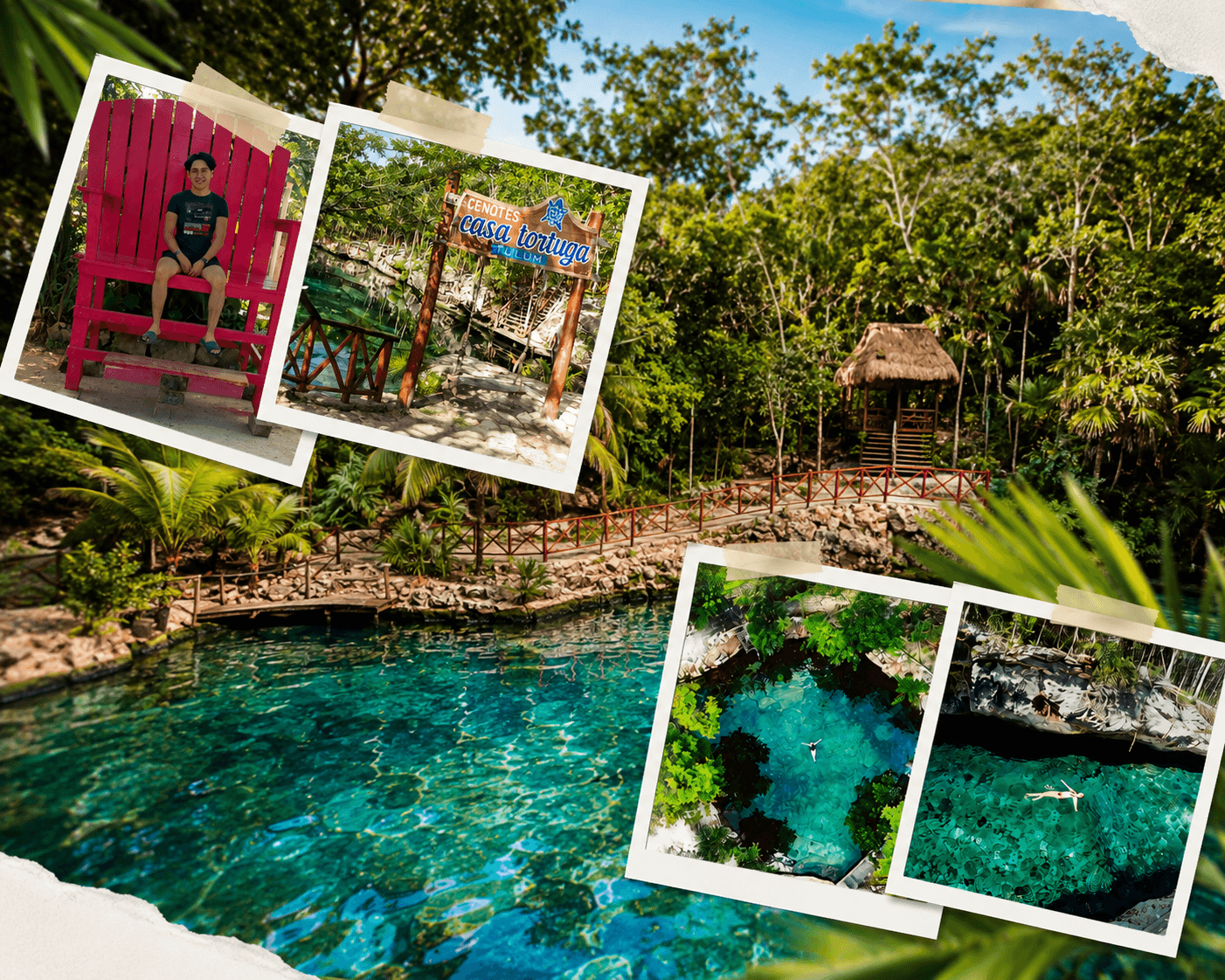 Snorkel VIP Express en 4 Cenotes Paradisíacos en Casa Tortuga