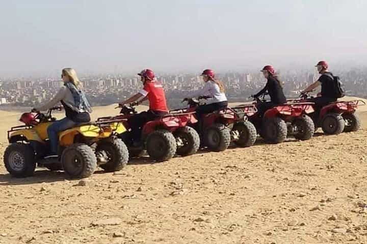  PRIVATE ATV Quad Bike Tour at Pyramids of Giza with Lunch 
