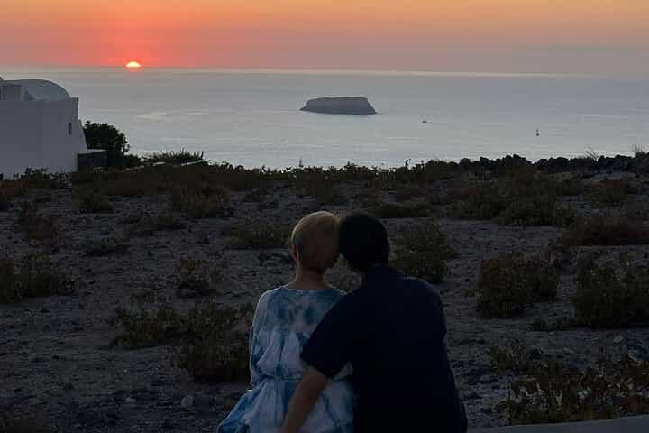 Santorini Honey Moon Romantic Private Sunset Wine Tour