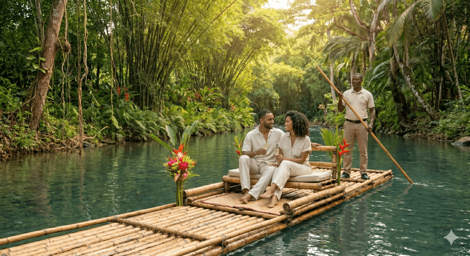 Luxury Bamboo River Rafting Experience