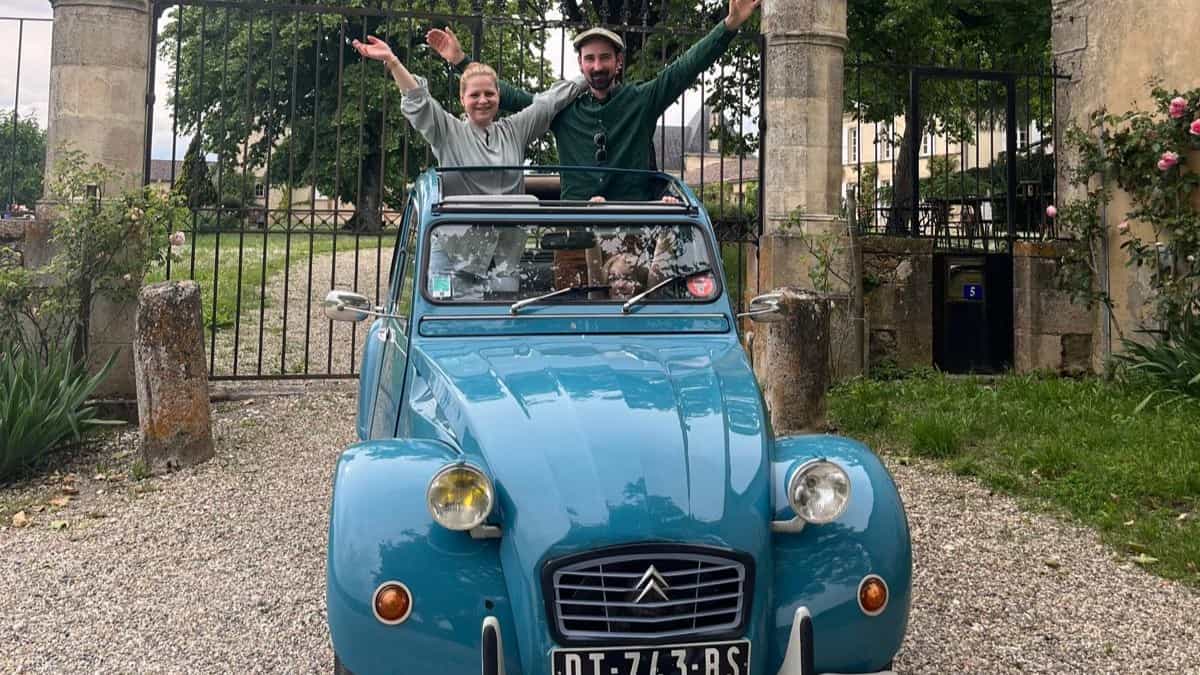 Graves & Sauternes : Private Half Day Tour in a Citroën 2cv