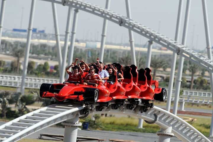 Ferrari world & Warner bros. parks with transfer from Dubai