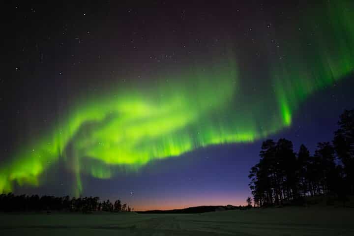 Wilderness Adventure by Snowmobile Sleigh