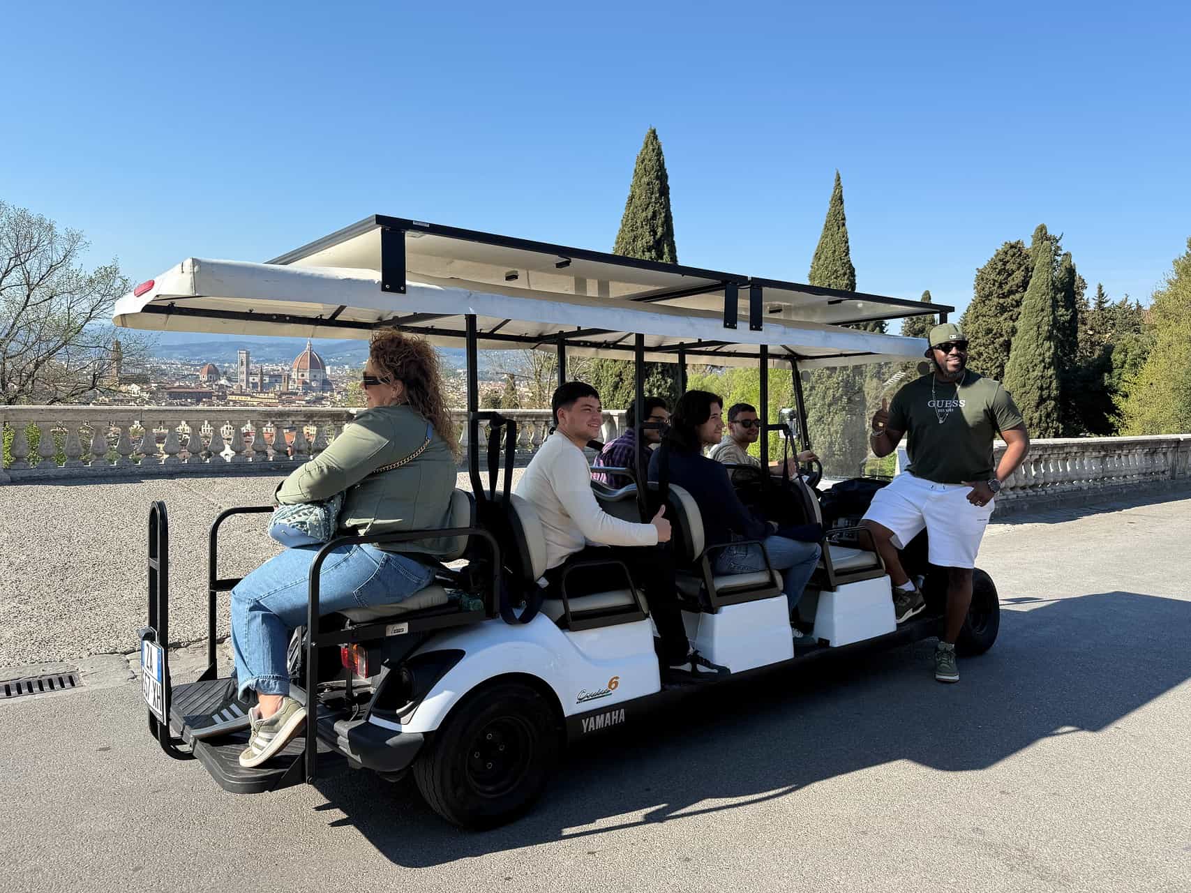 Florence  Piazzale Michelangelo Golf Cart Tour