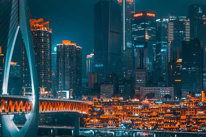 Chongqing Cyberpunk City Night Tour Including Dinner
