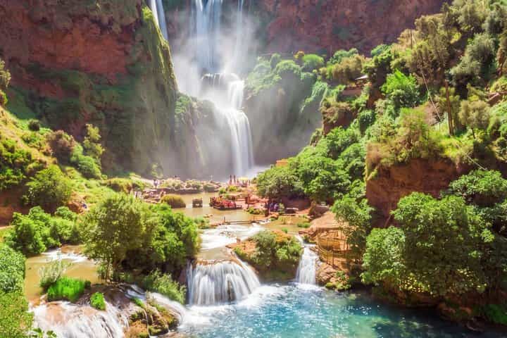 From Marrakech: Day Trip to Ouzoud Waterfalls Guided & Boat Ride 