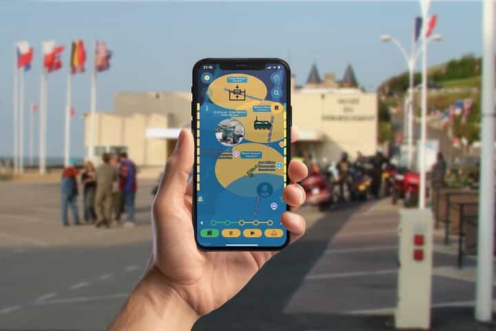 The Allied Landing GPS App Walking Tour Mobile Game