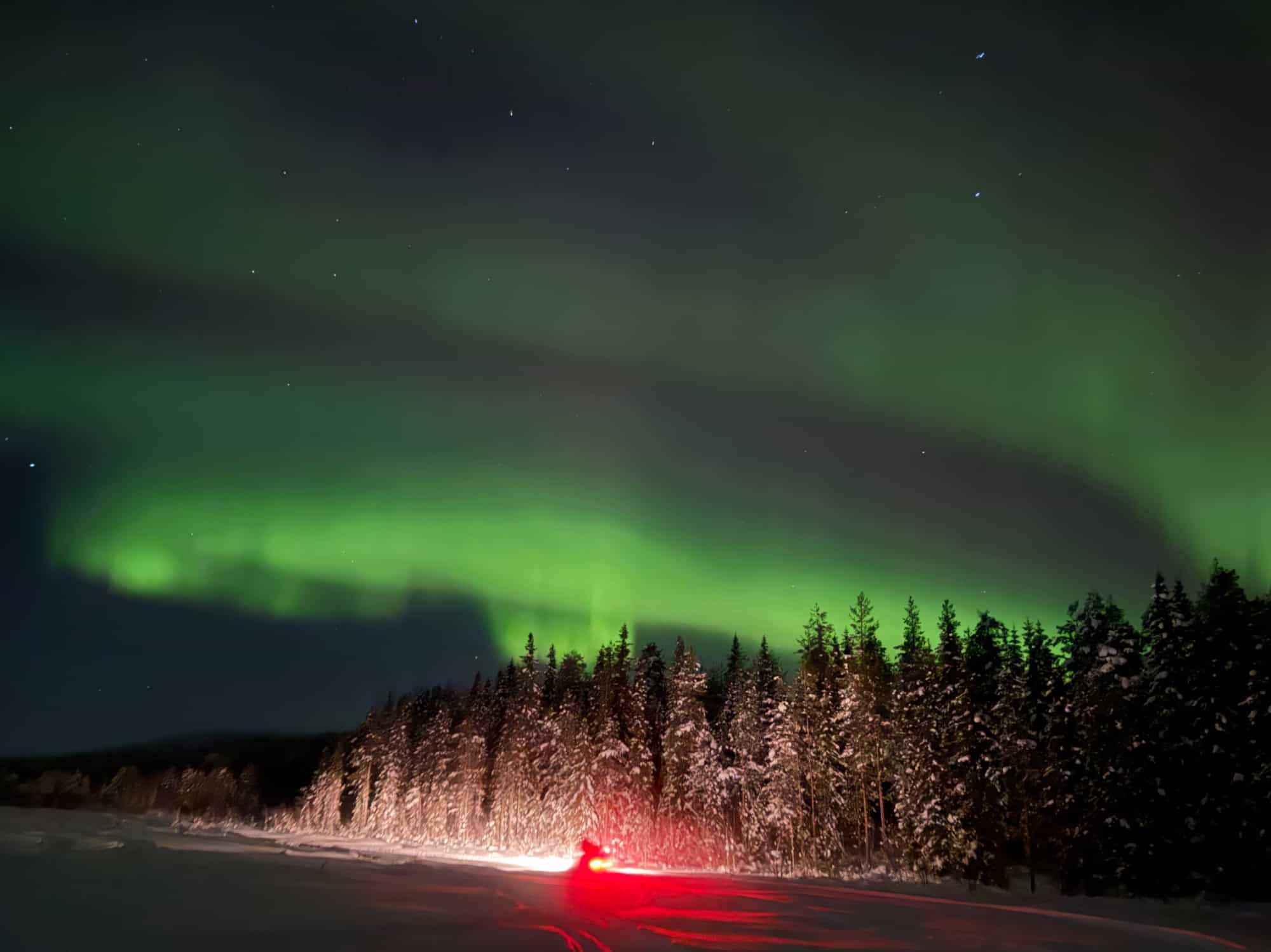 Northern Lights Snowmobile Safari from Rovaniemi Sinettä, 3 hours