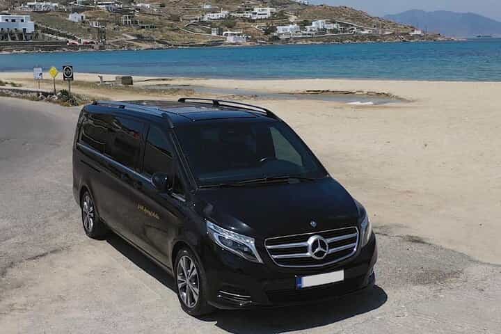 Mykonos Private Car With Driver At Disposal 24 Hours