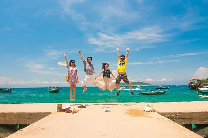 From Danang : Island Adventure & Hoi An Walking Tour 