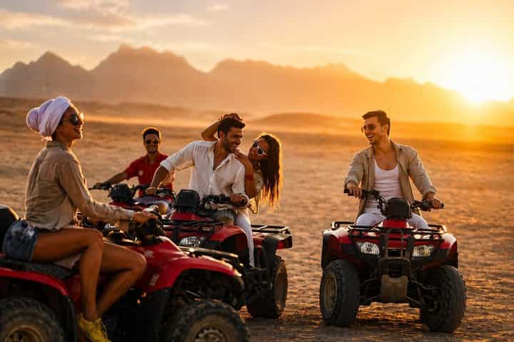 Ultimate Desert Safari: Quad, Camel Ride & Dinner Show