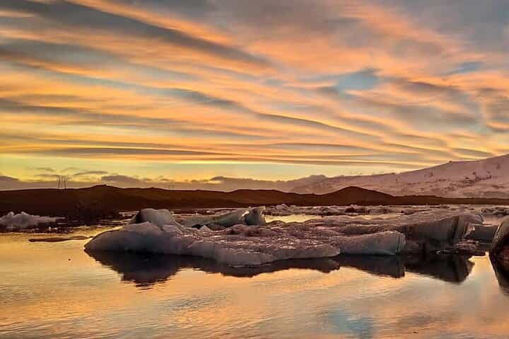 Glacier Lagoon, Diamond Beach, Black Sand Beaches and Waterfalls