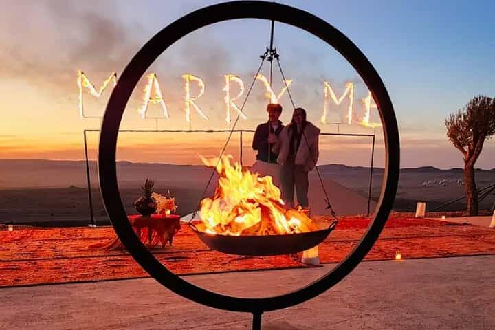 Agafay Desert Sunset, Camel Ride, and Dinner Show