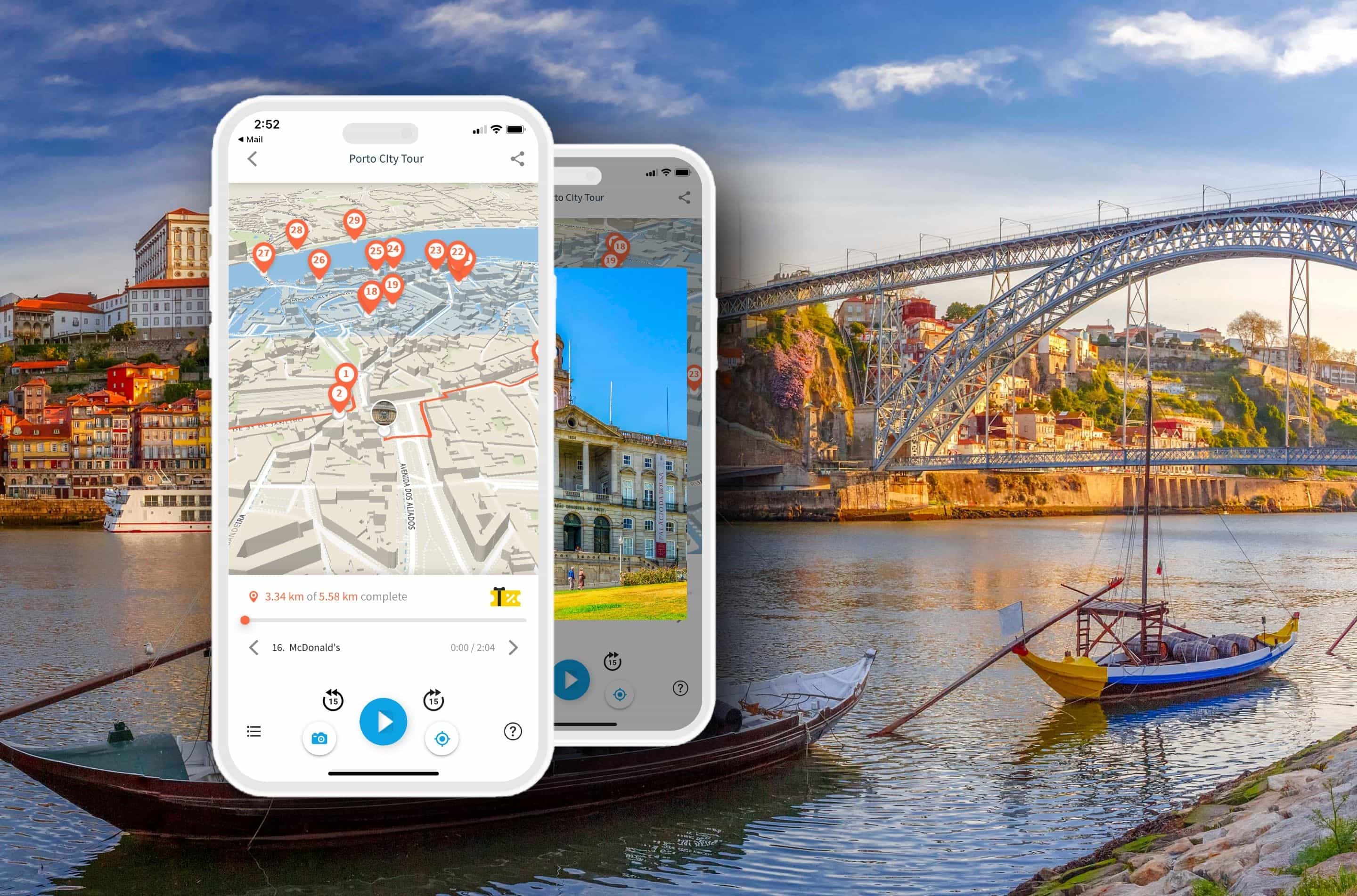 Porto City Center: Sightseeing Tour with Audio Guide