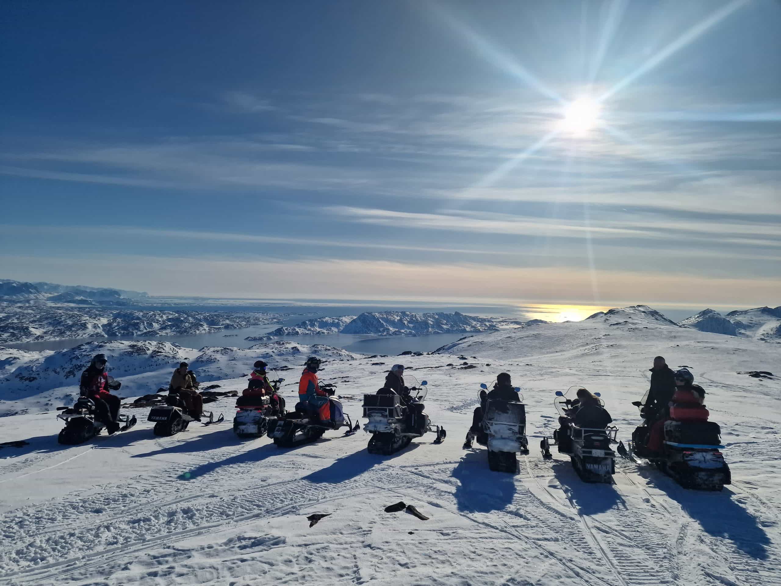 Snowmobile Into The Wild
