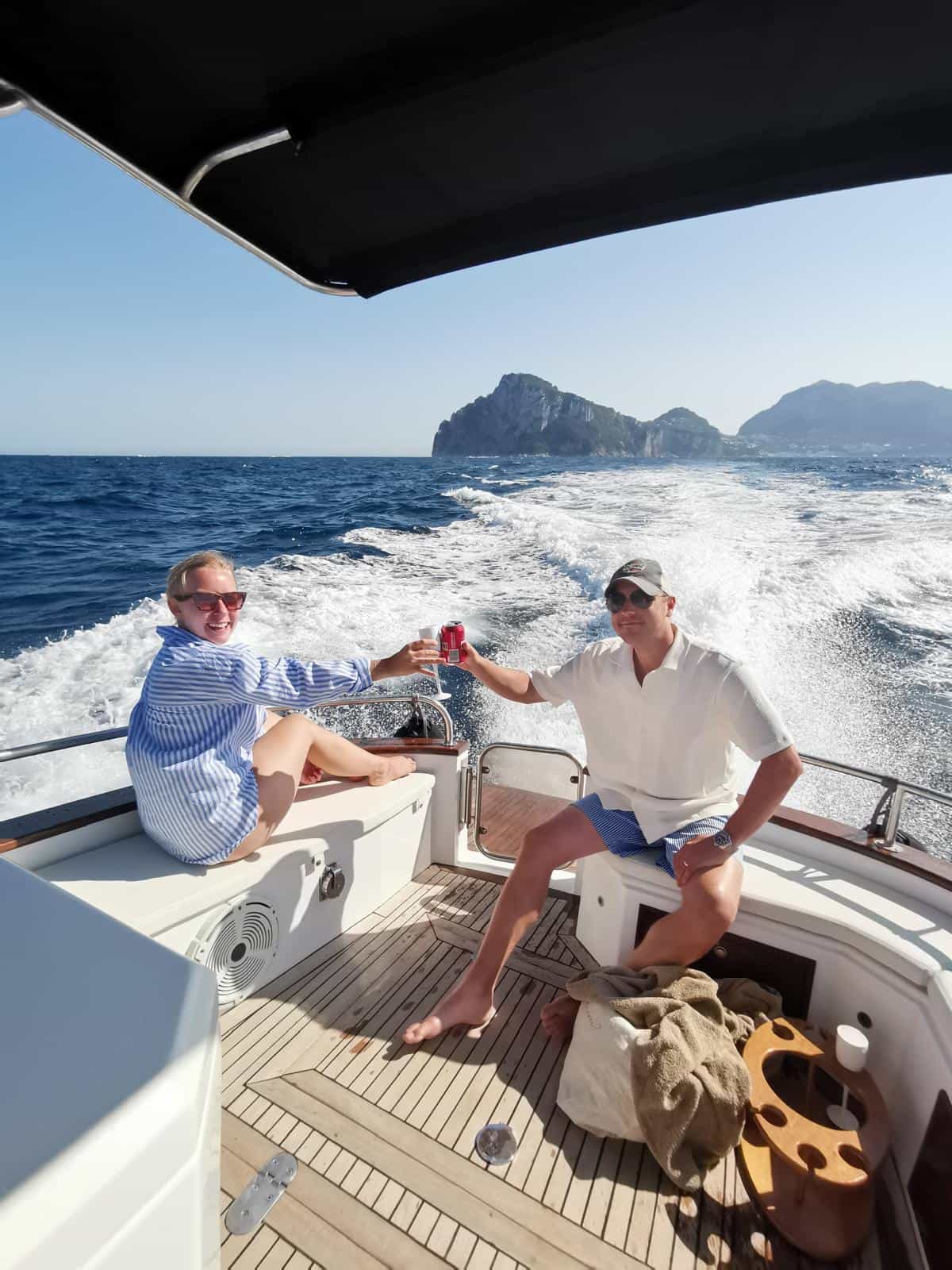 Private Scenic & Relaxing Boat Tour to Capri from Sorrento