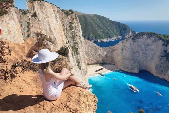 Zakynthos Small Group Tour Shipwreck and Blue Caves Land & Sea