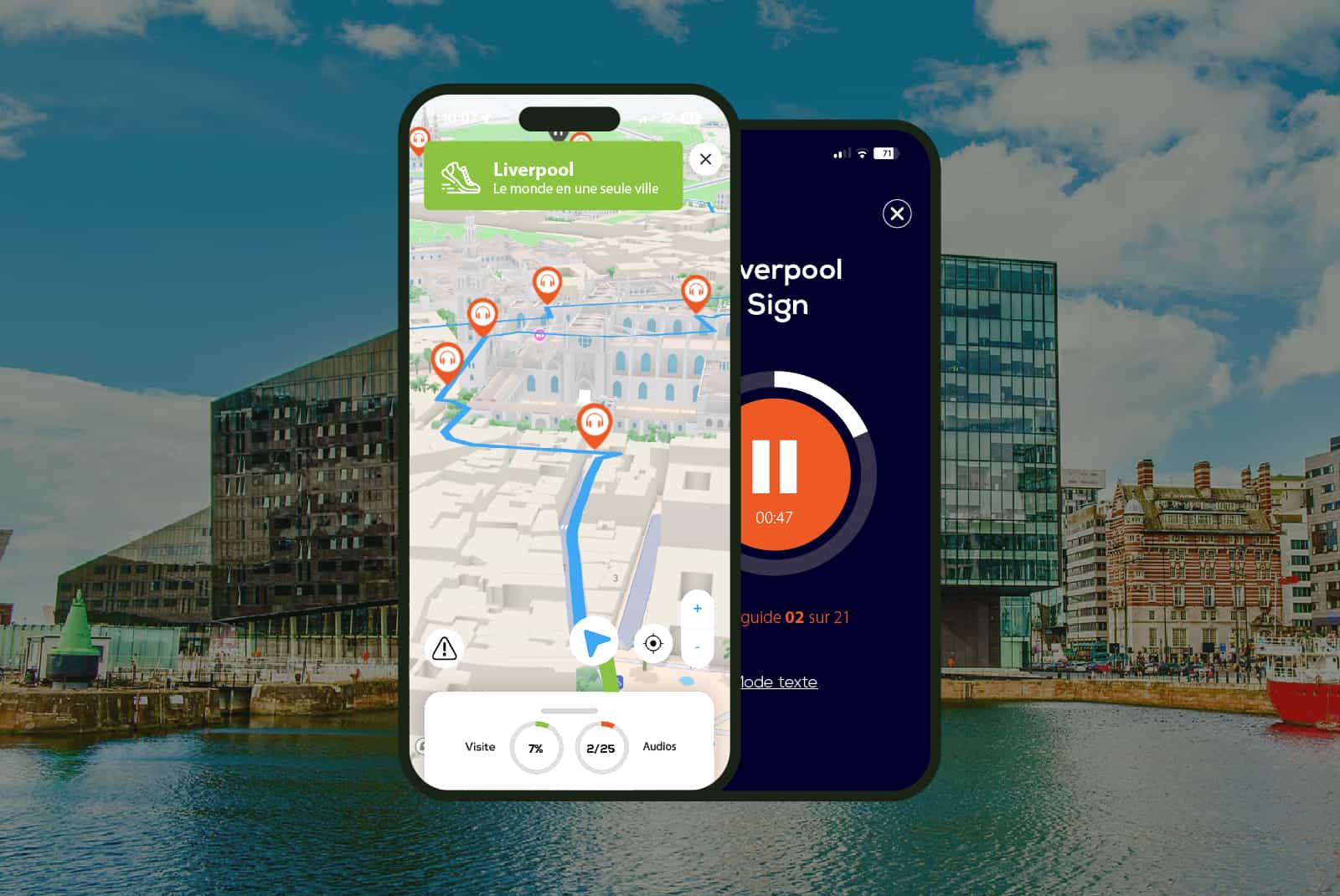 Liverpool 3-Hour Audio Guided Walking Tour and 25 Audio Commentaries