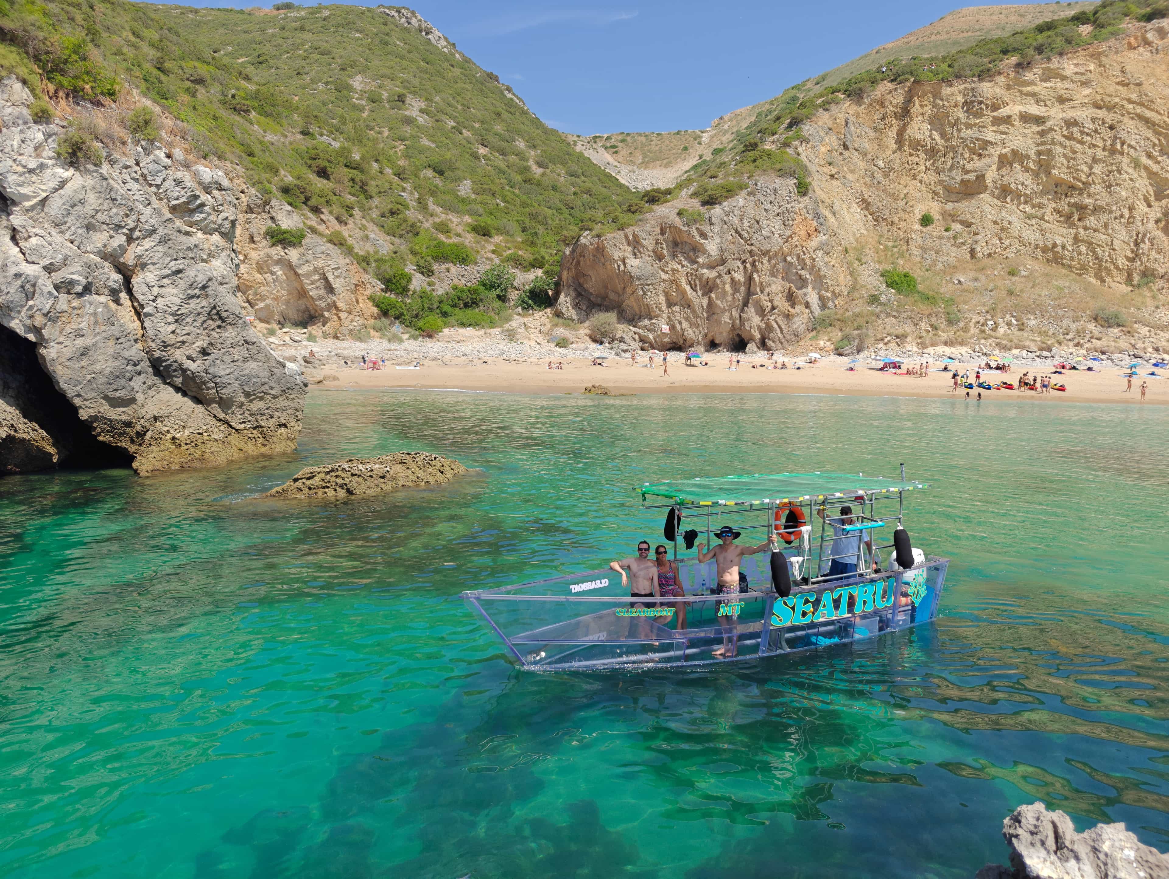 Clear Boat Experience: departure from Sesimbra