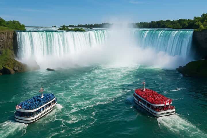 Walking Tour with Boat Cruise & Skylon Tower Panoramic View