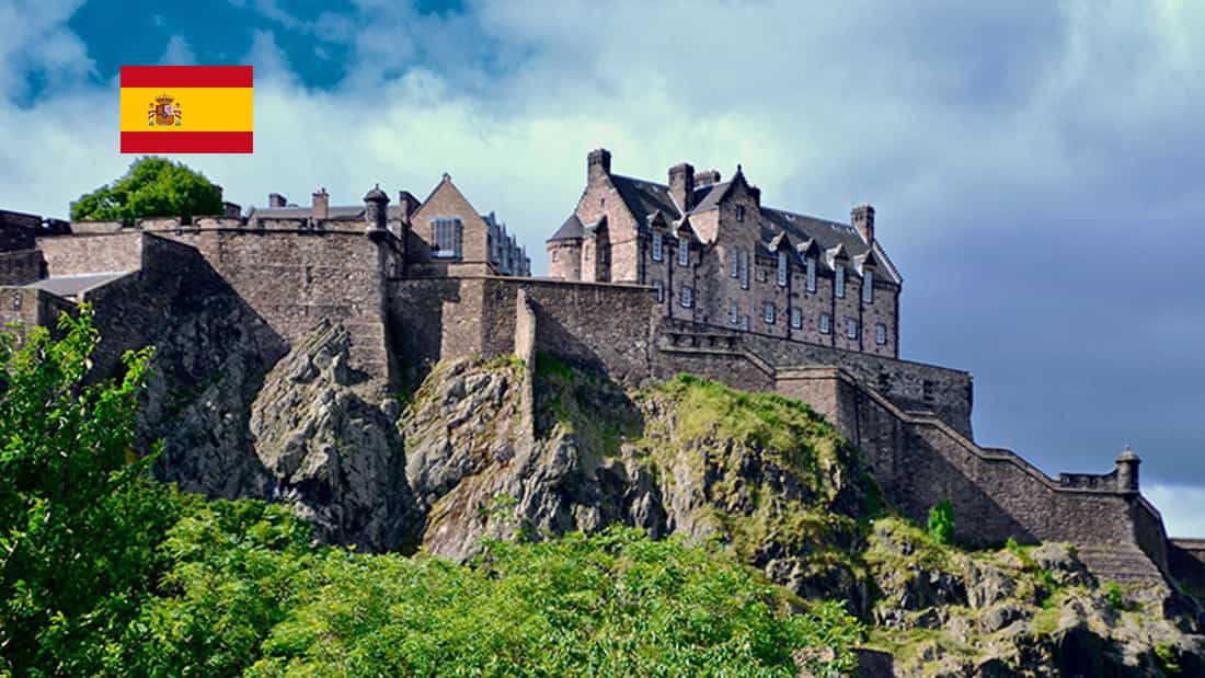 CV-ES Visit to Edinburgh Castle - Spanish Tour Guide