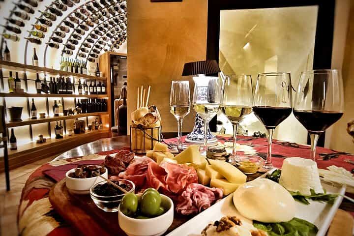Rome Dinner Food Tasting with Wine Pairing Experience Trastevere