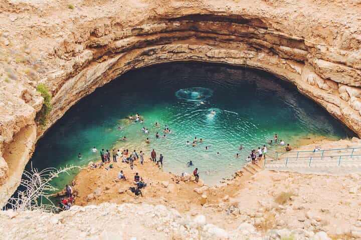 Day Trip Wadi Shab and Bimmah Sinkhole