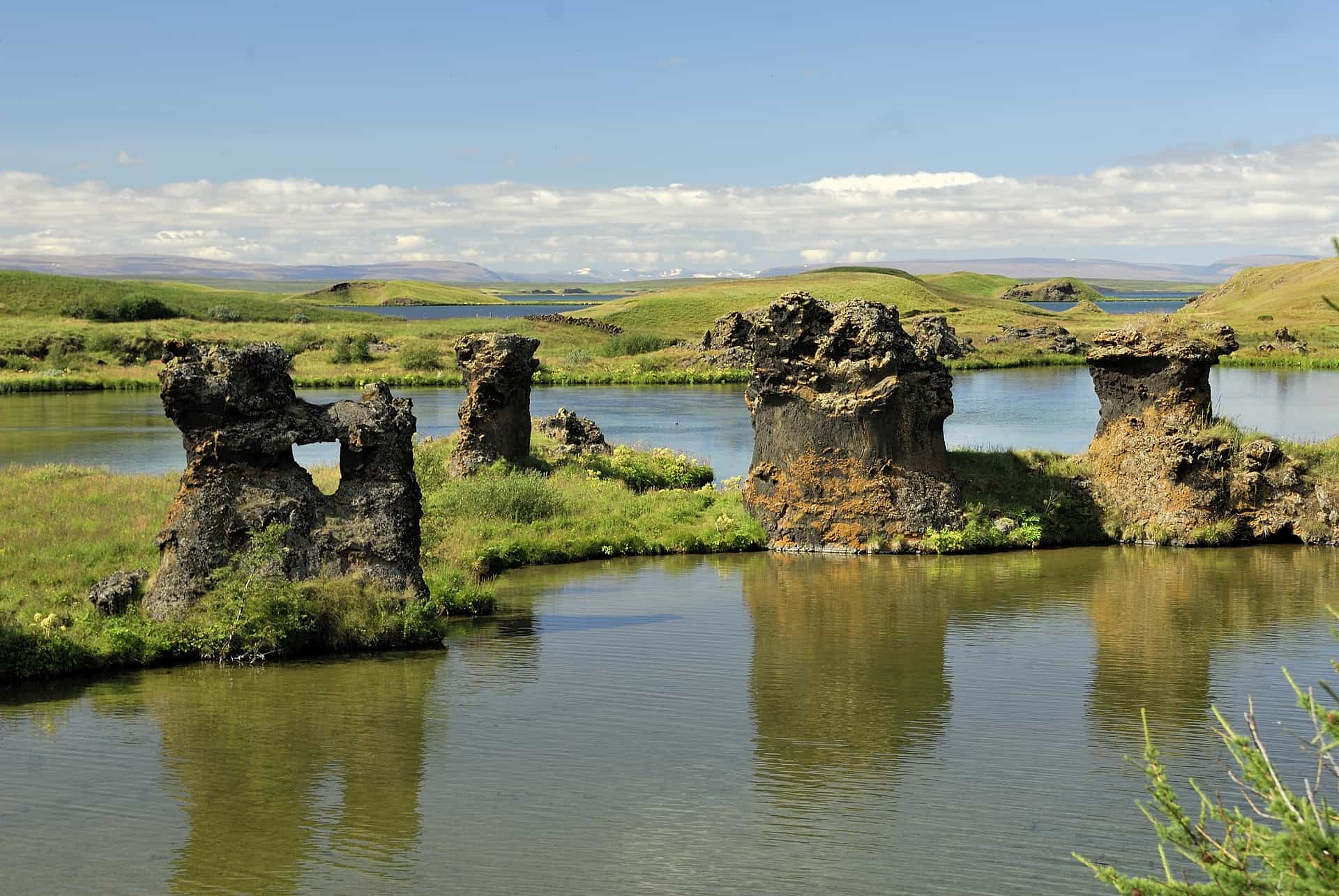 Deutschsprachiger Landausflug zum Góðafoss & Mývatn ab Akureyri in Kleingruppe