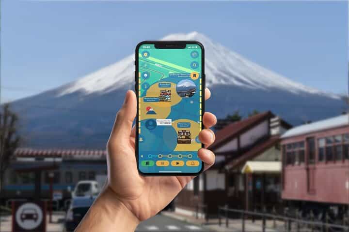 Kawaguchiko Kaleidoscope GPS App Walking Tour Mobile Game