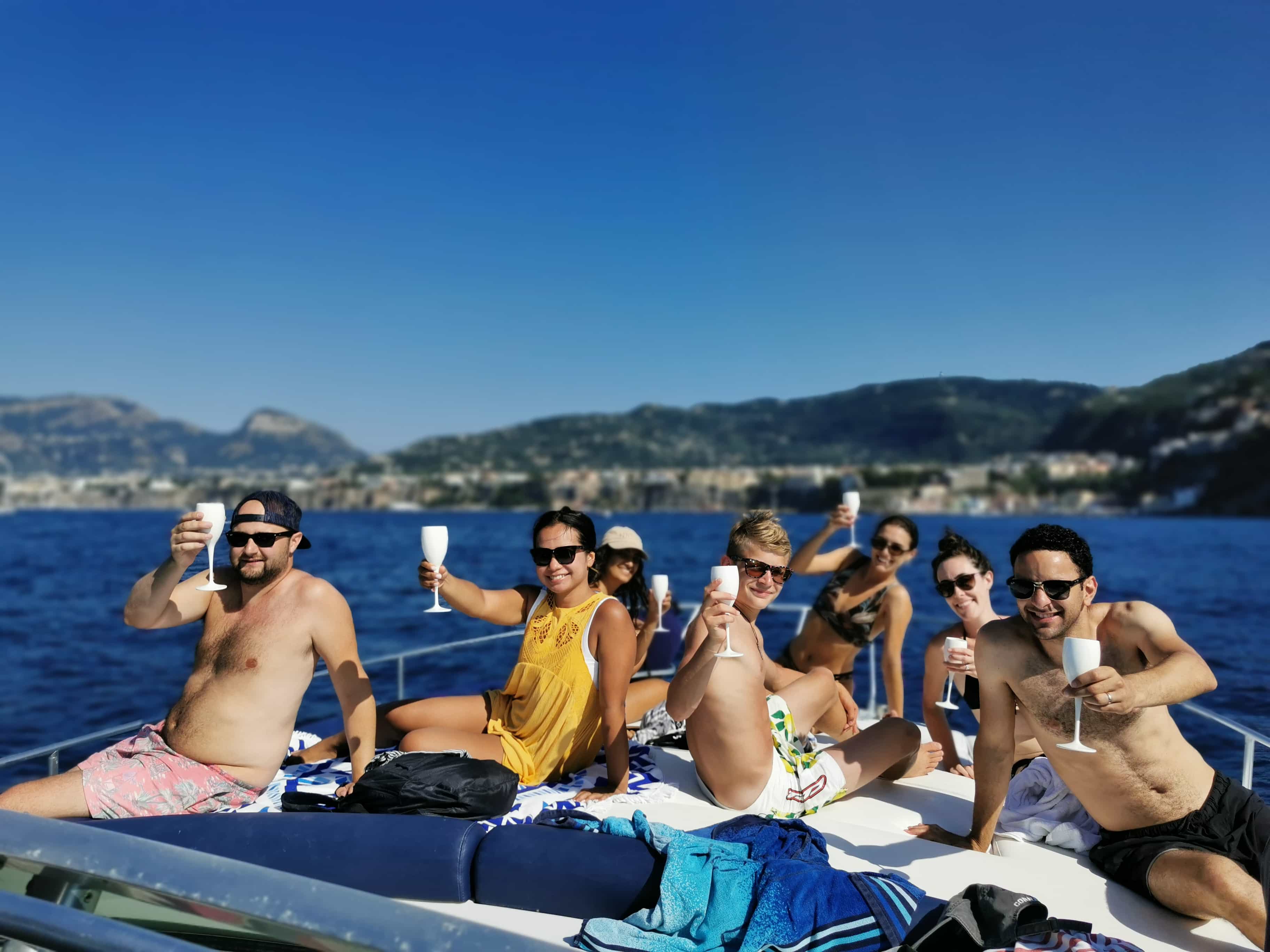 Full-Day Shared Boat Tour to Amalfi and Positano from Sorrento