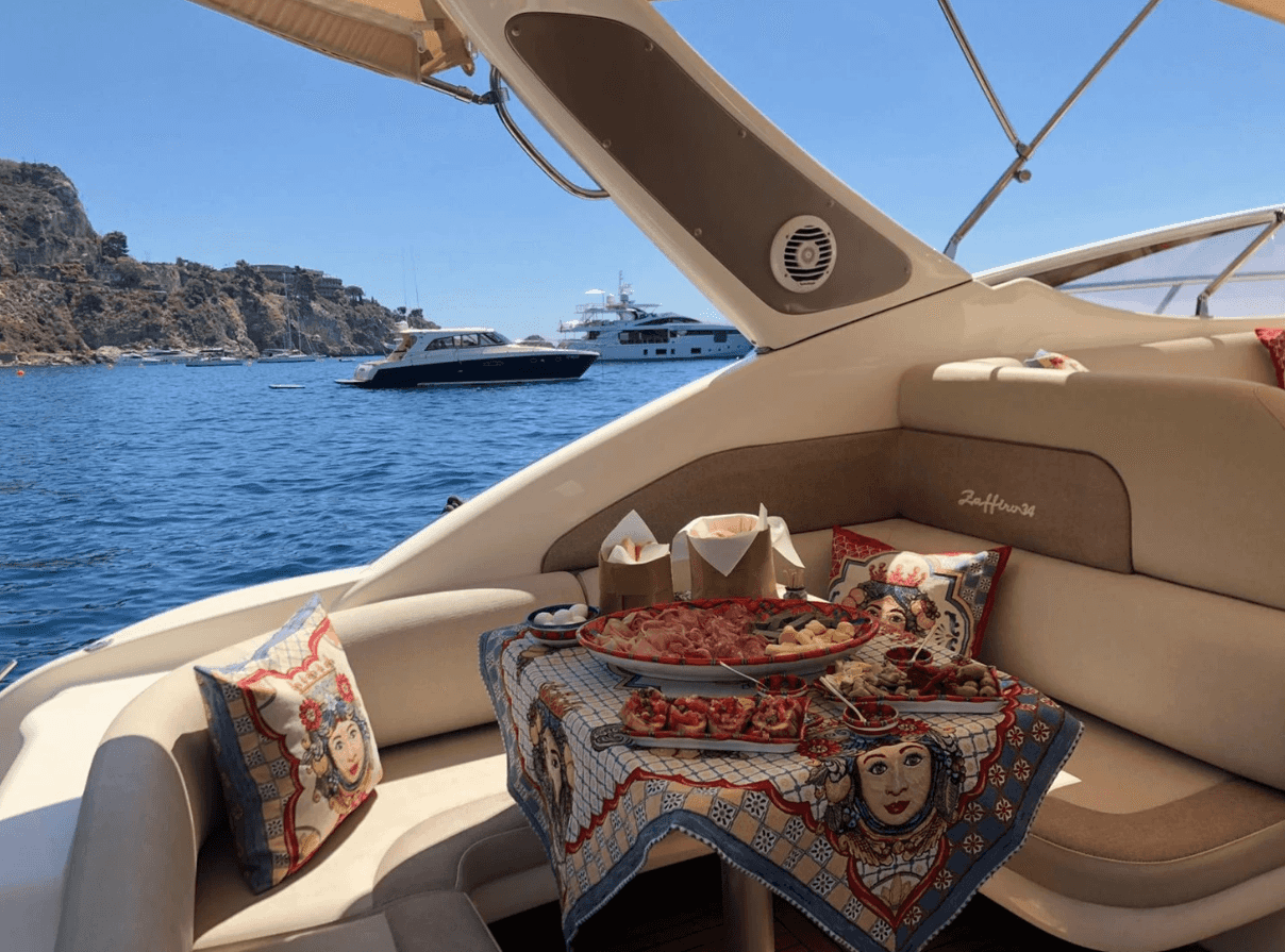 Private Sunset Small Yacht Tour in Taormina | Yacht Cranchi 34