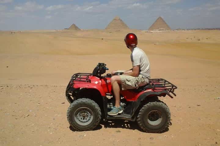 Desert Safari by Quad Bike Around Pyramids