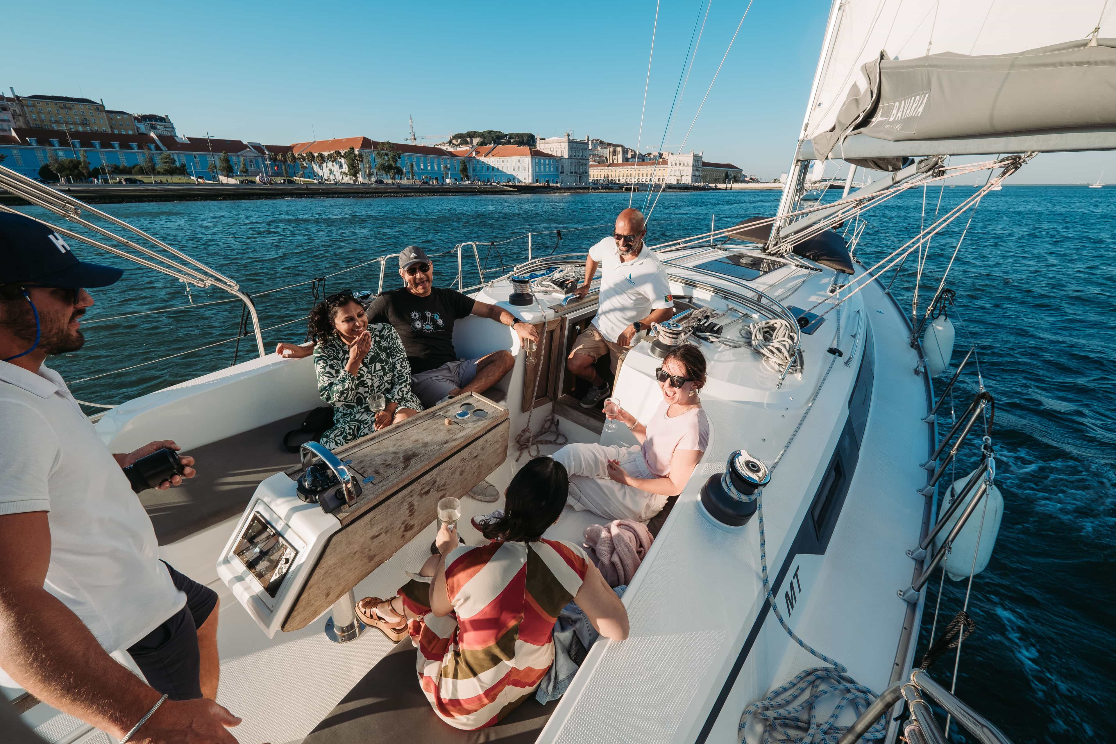 Lisbon Sail & Wine 2 hours Private Boat Tour