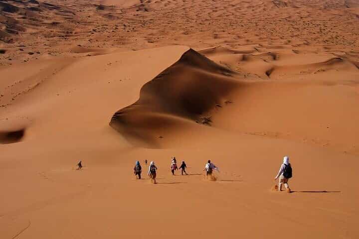 Trekking in Erg chebbi Desert with Overnight Camp, Local Guide