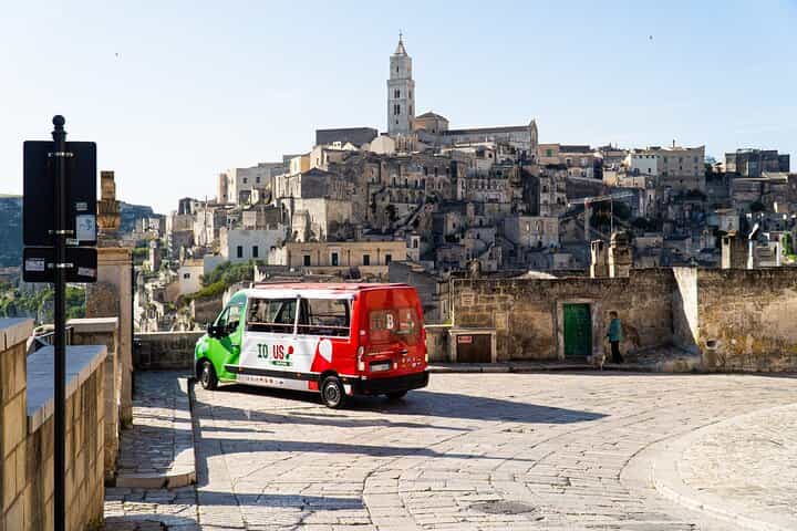 Matera Official Open Bus Tour with entrance to Casa Grotta