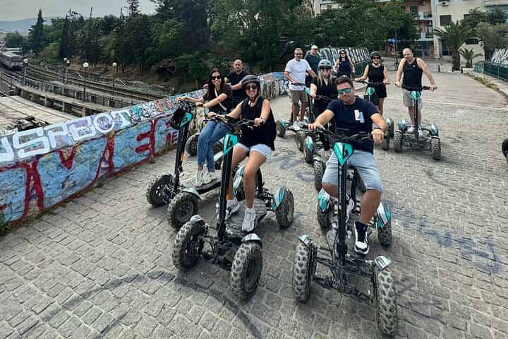 Modern Athens Electric 4W Scooter Tour